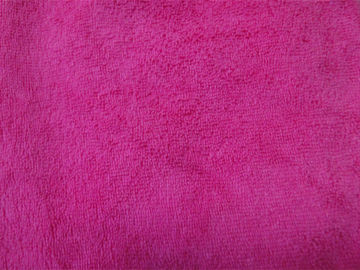 लाल रंगीन ताना टेरी कपड़ा 50 * 60 वस्त्र माइक्रोफाइबर घरेलू सफाई तौलिया