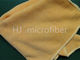 पीला बड़ा मोती कपड़ा सफाई तौलिया 40 * 40 माइक्रोफाइबर सफाई तौलिया