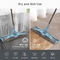 प्रोफेशनल डबल-साइड माइक्रोफाइबर मॉप मैट, दृढ़ लकड़ी, लैमिनेट, टाइल फर्श की सफाई के लिए घरेलू गीला और सूखा मॉप मैट