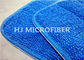 ब्लू 80% पॉलिएस्टर वाणिज्यिक माइक्रोफाइबर तल एमओपी पैड के साथ